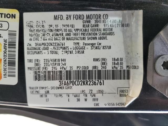 2019 Ford Fusion SEL