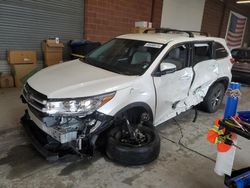 Salvage cars for sale from Copart Sun Valley, CA: 2019 Toyota Highlander LE