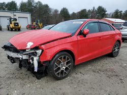 Salvage cars for sale from Copart Mendon, MA: 2016 Audi A3 Premium