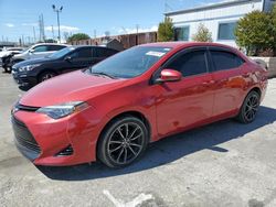 Salvage cars for sale from Copart Wilmington, CA: 2018 Toyota Corolla L