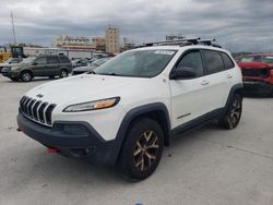 Salvage cars for sale at New Orleans, LA auction: 2014 Jeep Cherokee Trailhawk