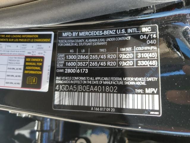 2014 Mercedes-Benz ML 350