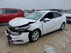 Salvage cars for sale at San Antonio, TX auction: 2017 Chevrolet Cruze LT