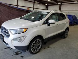 Salvage cars for sale from Copart Harleyville, SC: 2018 Ford Ecosport Titanium