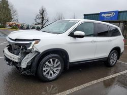 Honda Pilot EXL salvage cars for sale: 2022 Honda Pilot EXL