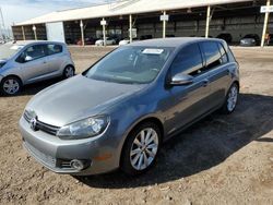 Salvage cars for sale from Copart Phoenix, AZ: 2012 Volkswagen Golf