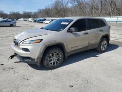 Salvage cars for sale from Copart Ellwood City, PA: 2014 Jeep Cherokee Sport