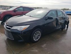 Salvage cars for sale at Grand Prairie, TX auction: 2017 Toyota Camry LE