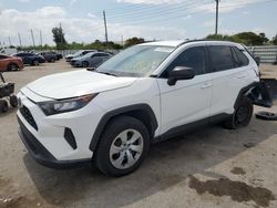 Salvage cars for sale from Copart Miami, FL: 2020 Toyota Rav4 LE