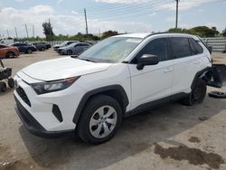 Salvage cars for sale at Miami, FL auction: 2020 Toyota Rav4 LE