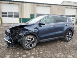 Salvage cars for sale from Copart Angola, NY: 2021 KIA Sportage EX