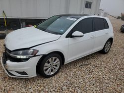 Salvage cars for sale at Temple, TX auction: 2018 Volkswagen Golf S