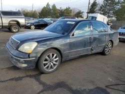 Lexus LS 430 salvage cars for sale: 2002 Lexus LS 430