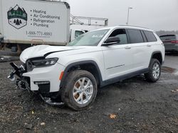 Salvage cars for sale at East Granby, CT auction: 2023 Jeep Grand Cherokee L Limited