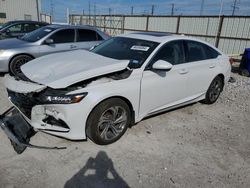 Salvage cars for sale from Copart Haslet, TX: 2018 Honda Accord EX
