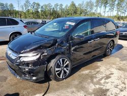 Salvage cars for sale at Harleyville, SC auction: 2018 Honda Odyssey Elite