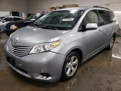 Toyota Sienna LE salvage cars for sale: 2015 Toyota Sienna LE