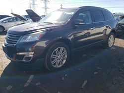 Salvage cars for sale at Elgin, IL auction: 2015 Chevrolet Traverse LT