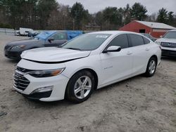 Salvage cars for sale at Mendon, MA auction: 2022 Chevrolet Malibu LT