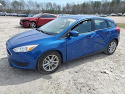 Salvage cars for sale from Copart Charles City, VA: 2018 Ford Focus SE