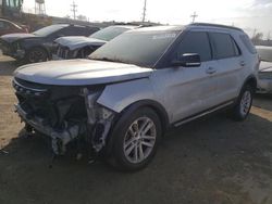 Salvage cars for sale at Chicago Heights, IL auction: 2017 Ford Explorer XLT