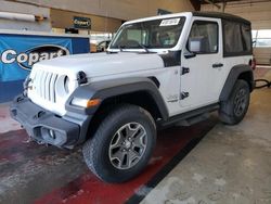 Salvage cars for sale from Copart Angola, NY: 2018 Jeep Wrangler Sport