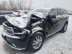 Salvage cars for sale from Copart Leroy, NY: 2017 Dodge Durango SXT