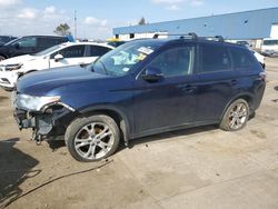 Salvage cars for sale at Woodhaven, MI auction: 2015 Mitsubishi Outlander SE