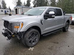 Salvage cars for sale from Copart Arlington, WA: 2021 Ford F150 Supercrew