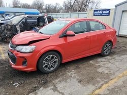Salvage cars for sale from Copart Wichita, KS: 2018 Chevrolet Sonic LT