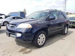 Salvage cars for sale at Vallejo, CA auction: 2003 Acura MDX Touring
