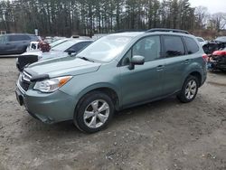 Salvage cars for sale at North Billerica, MA auction: 2016 Subaru Forester 2.5I Premium