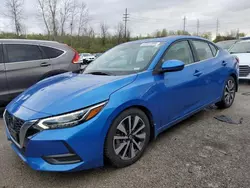 Salvage cars for sale at Bridgeton, MO auction: 2020 Nissan Sentra SV