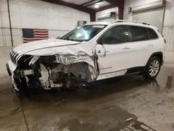 Jeep salvage cars for sale: 2016 Jeep Cherokee Limited