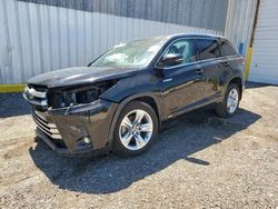 Salvage cars for sale at Greenwell Springs, LA auction: 2019 Toyota Highlander Hybrid Limited
