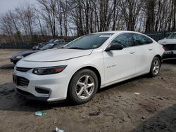Salvage cars for sale from Copart Candia, NH: 2016 Chevrolet Malibu LS