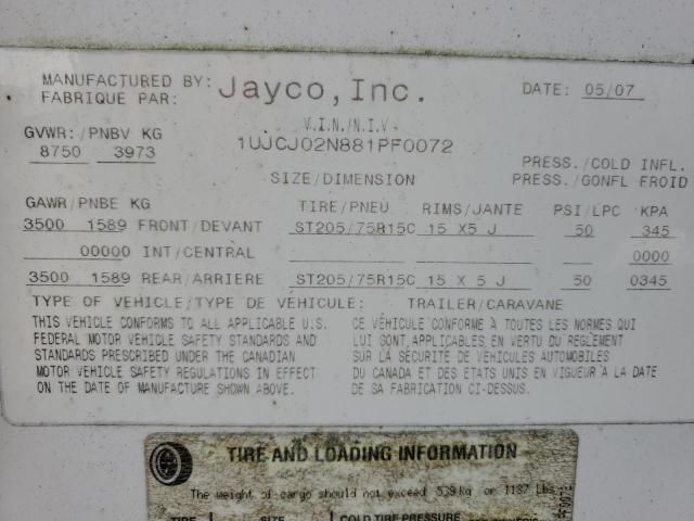 2008 Jayco Eagle