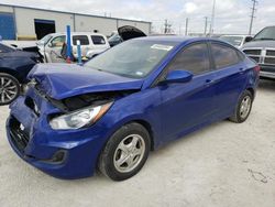 Salvage cars for sale from Copart Haslet, TX: 2014 Hyundai Accent GLS