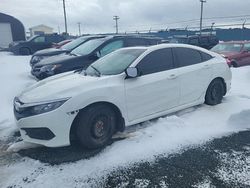 Salvage cars for sale from Copart Cow Bay, NS: 2016 Honda Civic EX