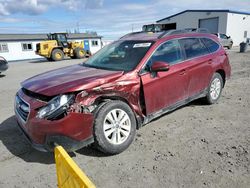 Subaru salvage cars for sale: 2018 Subaru Outback 2.5I Premium