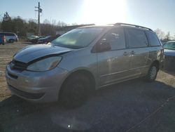 Salvage cars for sale at York Haven, PA auction: 2005 Toyota Sienna CE