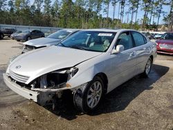 Vehiculos salvage en venta de Copart Harleyville, SC: 2002 Lexus ES 300