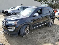 Salvage cars for sale at Seaford, DE auction: 2017 Ford Explorer XLT