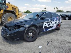 Salvage cars for sale from Copart Mercedes, TX: 2016 Ford Taurus Police Interceptor