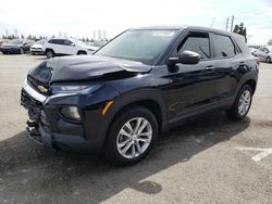 Salvage cars for sale from Copart Rancho Cucamonga, CA: 2021 Chevrolet Trailblazer LS