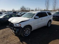 Dodge Durango Citadel salvage cars for sale: 2016 Dodge Durango Citadel