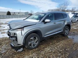 Salvage cars for sale at Franklin, WI auction: 2022 Hyundai Santa FE SEL