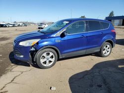 Salvage cars for sale at Woodhaven, MI auction: 2015 Ford Escape SE