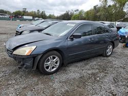 Salvage cars for sale at Riverview, FL auction: 2007 Honda Accord EX