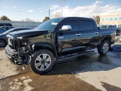 Salvage cars for sale at Littleton, CO auction: 2017 Toyota Tundra Crewmax 1794